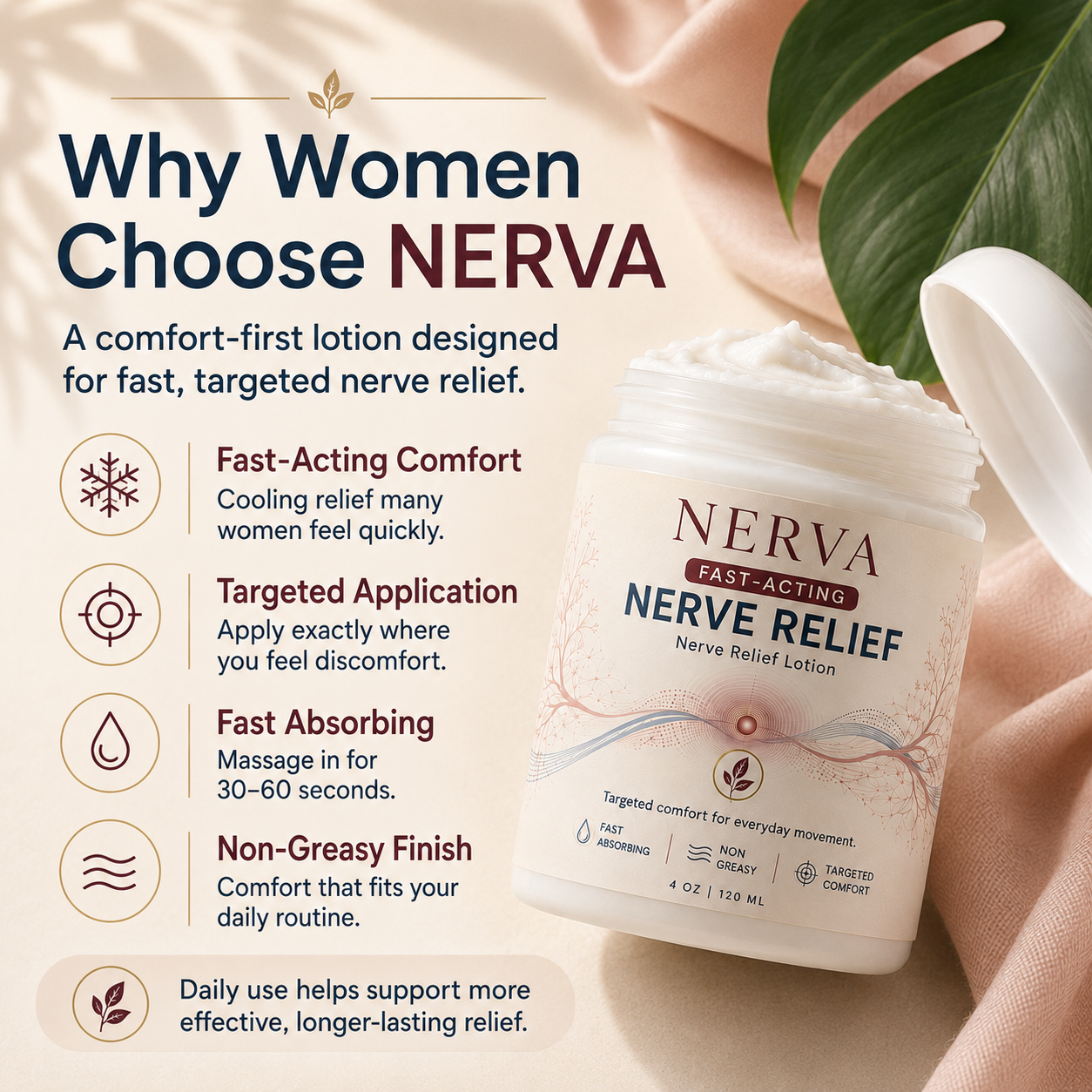Nerva Instant Relief Lotion